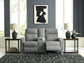 Gauntlet DBL Rec Loveseat con consola