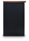 Mueble para TV Wildenauer de 76" con chimenea eléctrica