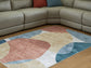 Ashley Express - Alfombra lavable mediana Chanleigh