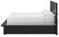 Cama California King con paneles, tocador y cómoda con espejo de Londer