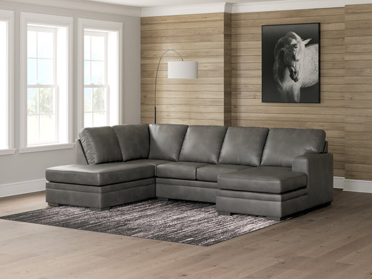 Seccional de dos piezas con chaise longue Lofton-Pike