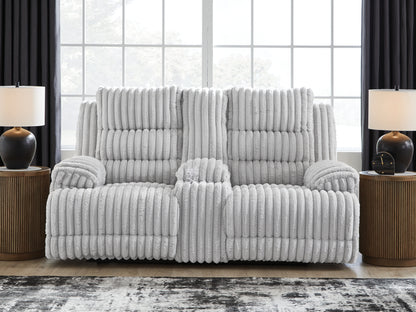 Loveseat eléctrico doble REC de Rhines Falls con consola