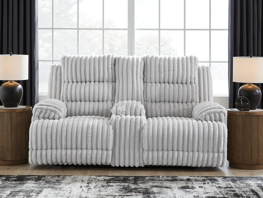 Loveseat eléctrico doble REC de Rhines Falls con consola