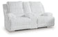 Loveseat eléctrico doble REC de Rhines Falls con consola