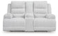 Loveseat eléctrico doble REC de Rhines Falls con consola