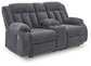 Observation DBL REC PWR Loveseat con consola