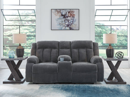 Observation DBL REC PWR Loveseat con consola