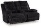 Loveseat eléctrico doble REC de Rhines Falls con consola