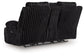 Loveseat eléctrico doble REC de Rhines Falls con consola