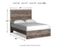 Ashley Express - Cama con paneles Ralinksi