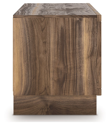 Mueble para TV Zadilyn de 72" con chimenea eléctrica