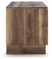 Mueble para TV Zadilyn de 72" con chimenea eléctrica