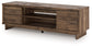 Mueble de TV Zadilyn XL con opción de chimenea