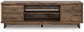 Mueble de TV Zadilyn XL con opción de chimenea