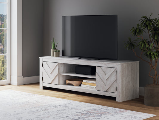 Soporte para TV LG Cayboni con opción de chimenea