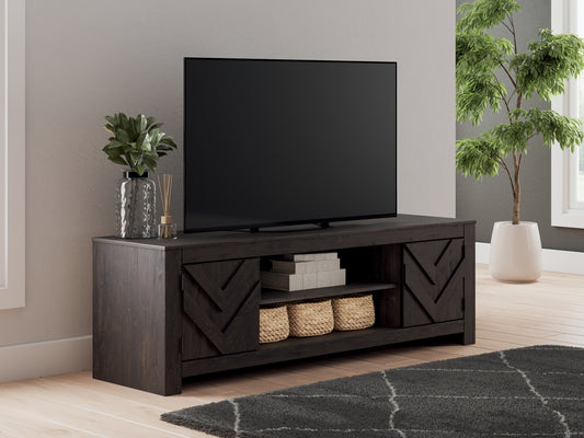 Soporte para TV LG Cayboni con opción de chimenea