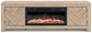 Mueble para TV Cayboni de 71" con chimenea eléctrica