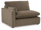 Seccional Sophie de 5 piezas con chaise longue