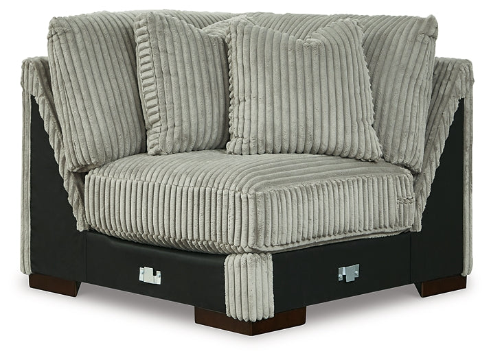Seccional Lindyn de 4 piezas con chaise longue