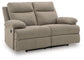 Loveseat reclinable de deslizamiento lateral