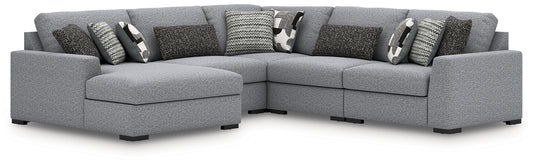 Seccional Bealton de 5 piezas con chaise longue