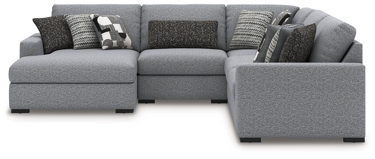 Seccional Bealton de 5 piezas con chaise longue