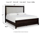 Ashley Express - Cama Queen Neymorton con paneles tapizados