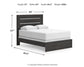 Ashley Express - Cama con paneles Hollivern