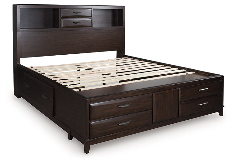 Ashley Express - Cama Vanmore con almacenamiento