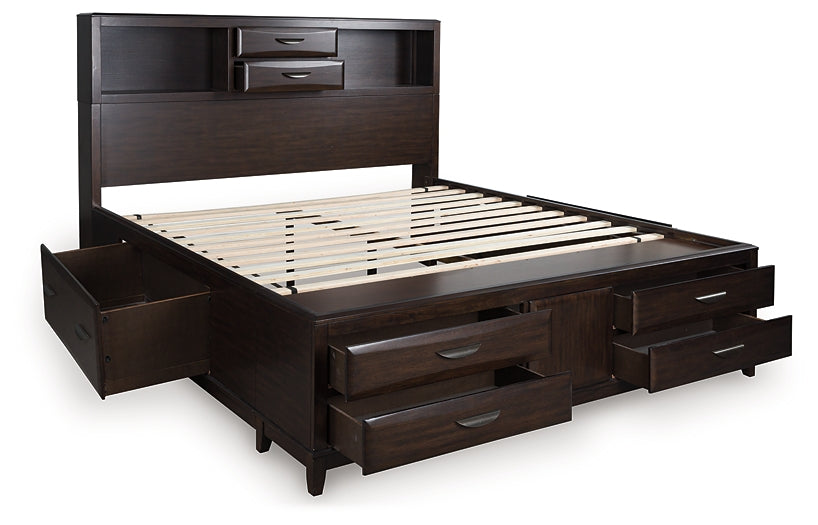 Ashley Express - Cama Vanmore con almacenamiento