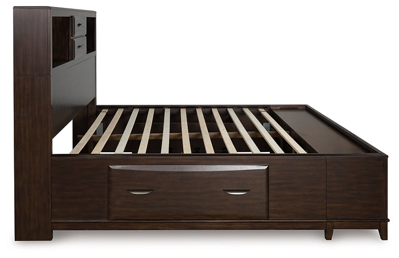 Ashley Express - Cama Vanmore con almacenamiento