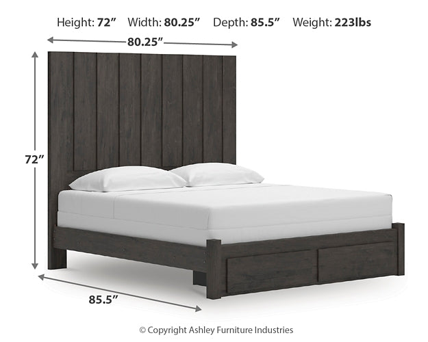Cama Fraluna con almacenamiento y paneles