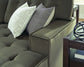 Seccional de dos piezas con chaise longue Caspian-Town
