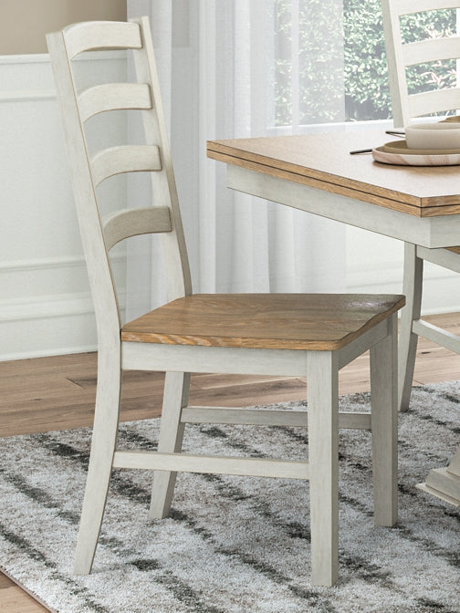 Ashley Express - Silla auxiliar de comedor Purlaney (2 unidades)