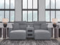 Seccional reclinable eléctrico de 3 piezas ModMax II con chaise longue
