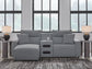 Seccional reclinable eléctrico de 3 piezas ModMax II con chaise longue