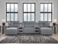 Seccional reclinable eléctrico ModMax II de 5 piezas con chaise longue