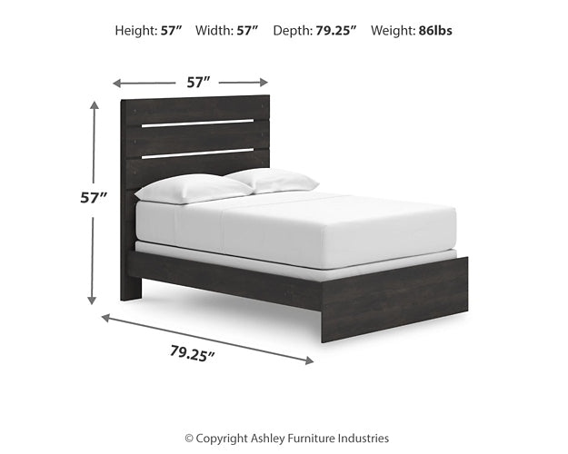 Ashley Express - Cama con paneles Hollivern