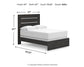 Ashley Express - Cama con paneles Hollivern