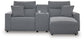 Seccional reclinable eléctrico de 3 piezas ModMax II con chaise longue