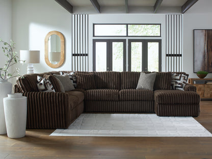 Seccional de 4 piezas con chaise longue Midnight-Madness