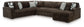 Seccional de 4 piezas con chaise longue Midnight-Madness