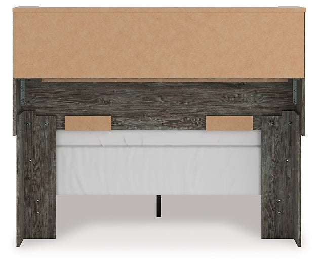 Ashley Express - Cama Frandern con estantes y librería