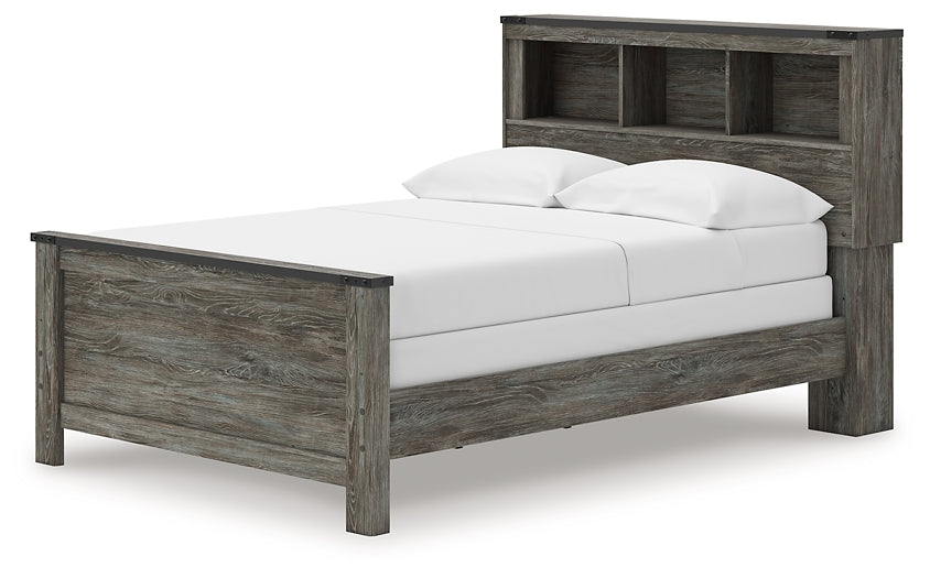 Ashley Express - Cama Frandern con estantes y librería