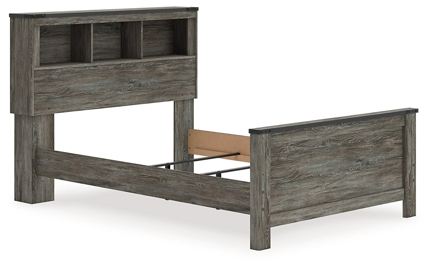Ashley Express - Cama Frandern con estantes y librería