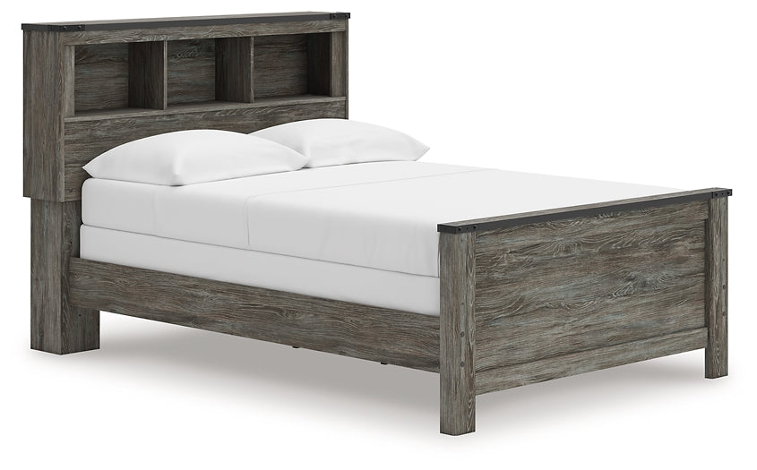 Ashley Express - Cama Frandern con estantes y librería