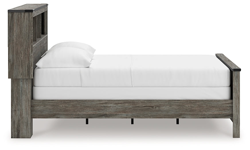 Ashley Express - Cama Frandern con estantes y librería