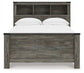 Ashley Express - Cama Frandern con estantes y librería