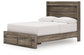 Cama de almacenamiento con paneles completos Elbrim