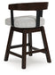 Taburete de bar giratorio Haddigan UPH (2/CN)